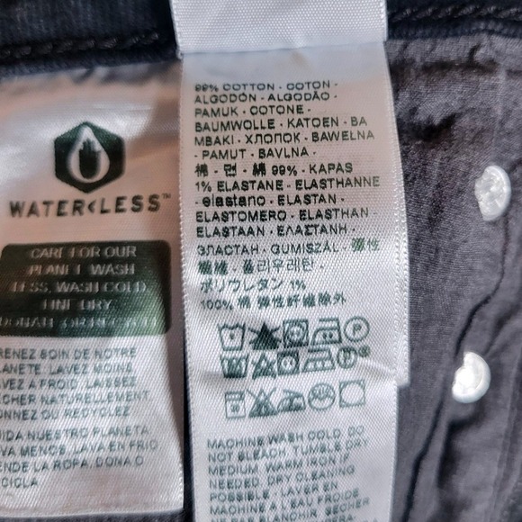 Levi's Premium Low Pitch Bootcut Jeans Size 27 Mid Rise Faded Distressed Wash - Picture 6 of 10